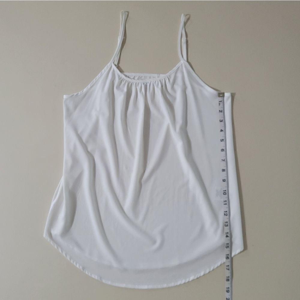 Time and Tru White Camisole Tank Top - Picture 6 of 11